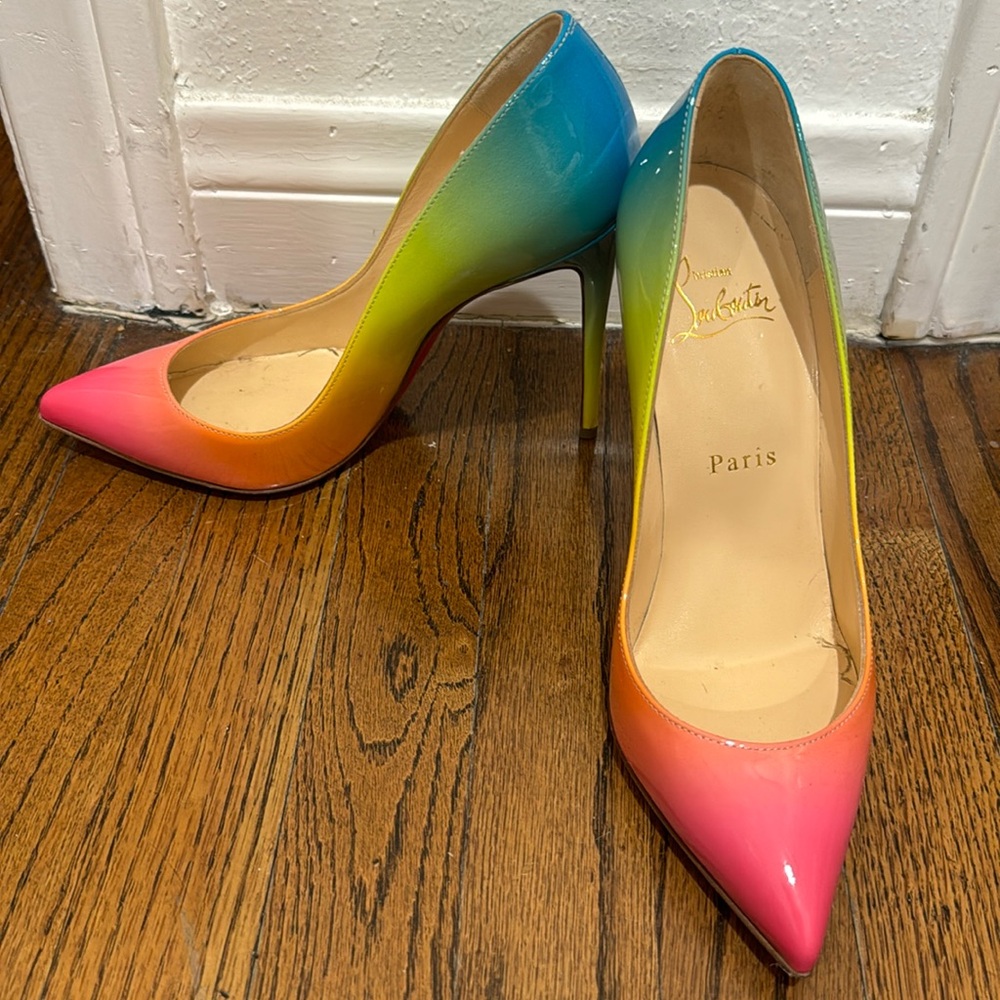 Christian Louboutin Pigalle Follies 100 Rainbow 36